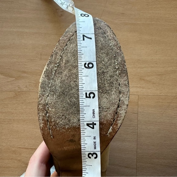 Rag & Bone Camel Suede Harrow Bootie Leather Ankle Wrap Strap Boots - Picture 10 of 12